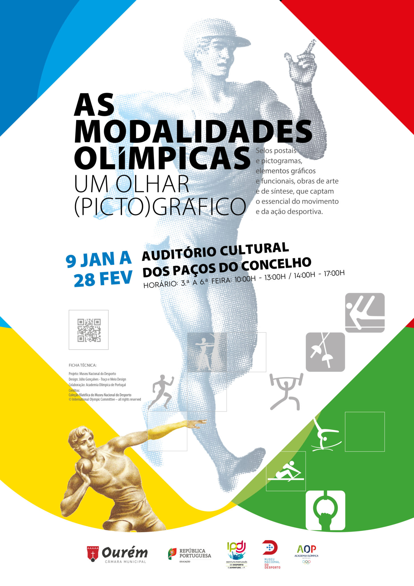 EXPOSIÇÃO “MODALIDADES OLÍMPICAS OLHAR PITO(GRÁFICO)”, PELO INSTITUTO PORTUGUÊS DO DESPORTO E JUVENTUDE
