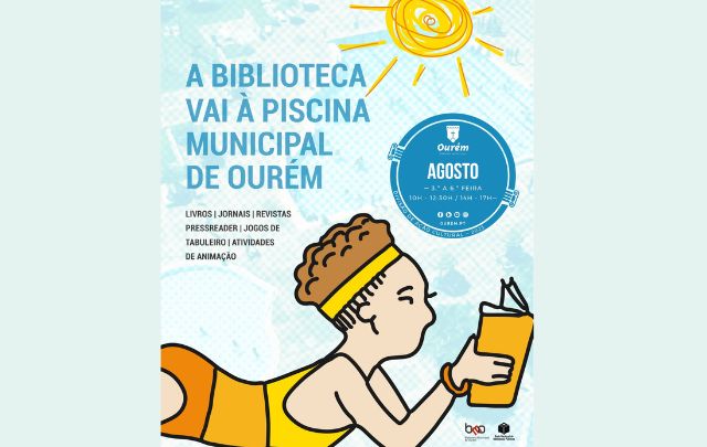 A BIBLIOTECA VAI À PISCINA MUNICIPAL DE OURÉM