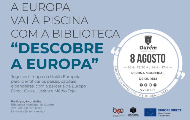 “A EUROPA VAI À PISCINA COM A BIBLIOTECA” – JOGO “DESCOBRE A EUROPA” 
