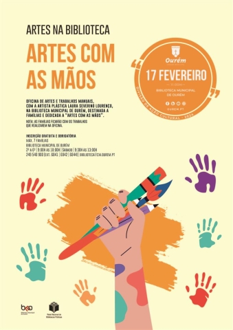Artes na Biblioteca "Artes com as mãos"