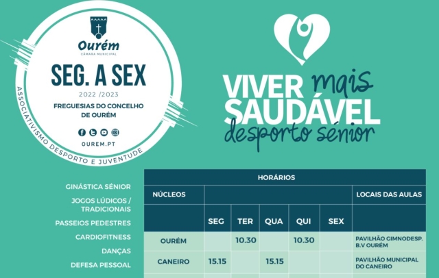 ÉPOCA DESPORTIVA 2022/2023 – VIVER MAIS SAUDÁVEL DESPORTO SÉNIOR