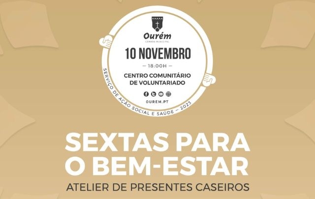 SEXTAS PARA O BEM-ESTAR – ATELIER DE PRESENTES CASEIROS